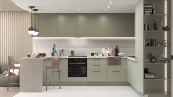Тренды и новые цвета в дизайне современных кухонь в 2023 году в Табулге - tabulga.mebel54.com | фото