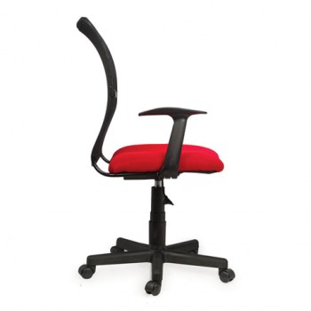 Кресло BRABIX Spring MG-307 (красно-черный) в Табулге - tabulga.mebel54.com | фото