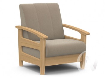 Кресло для отдыха Омега (бук лак/CATANIA LATTE) в Табулге - tabulga.mebel54.com | фото
