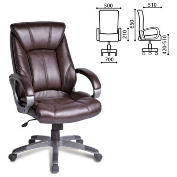 Кресло офисное BRABIX Maestro EX-506 (коричневый) в Табулге - tabulga.mebel54.com | фото