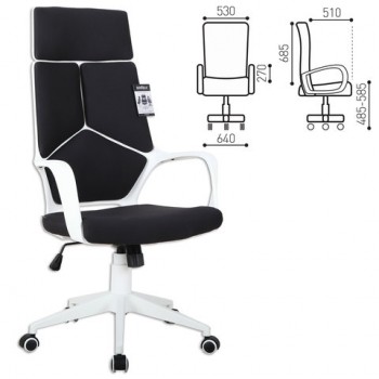 Кресло офисное BRABIX Prime EX-515 (черная ткань) в Табулге - tabulga.mebel54.com | фото