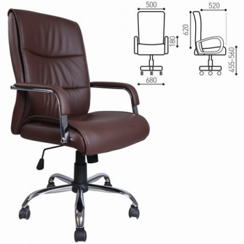 Кресло офисное BRABIX Space EX-508 (коричневый) в Табулге - tabulga.mebel54.com | фото