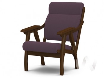 Кресло Вега-10 (орех лак/ULTRA PLUM) в Табулге - tabulga.mebel54.com | фото