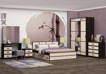 Модульная спальня Сакура в Табулге - tabulga.mebel54.com | фото