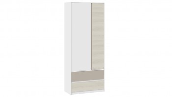 Шкаф для одежды комбинированный «Сканди» Дуб Гарден/Белый/Глиняный серый в Табулге - tabulga.mebel54.com | фото