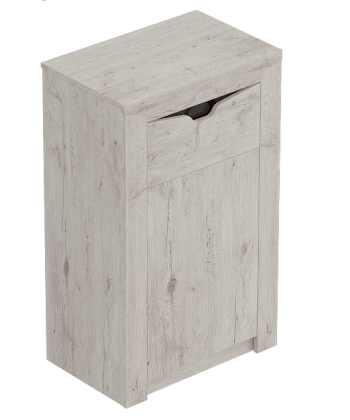 Тумба с дверцей и ящиком Соренто Дуб бонифаций/Кофе структурный матовый в Табулге - tabulga.mebel54.com | фото